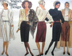 1780 STRAIGHT YOKE SEAMED SKIRT PATTERN 6-10,12-16